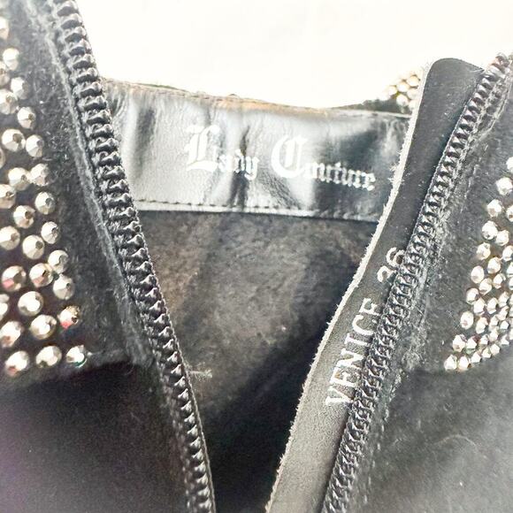 Lady Couture Venice Glitter Ruffle Hem Platform Round Toe Shoes Size 6 - Picture 3 of 6